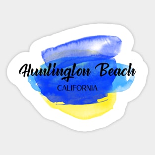 Huntington Beach Art Sticker